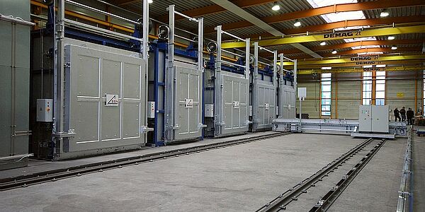 Linea di trattamento termico completamente automatica per alluminio